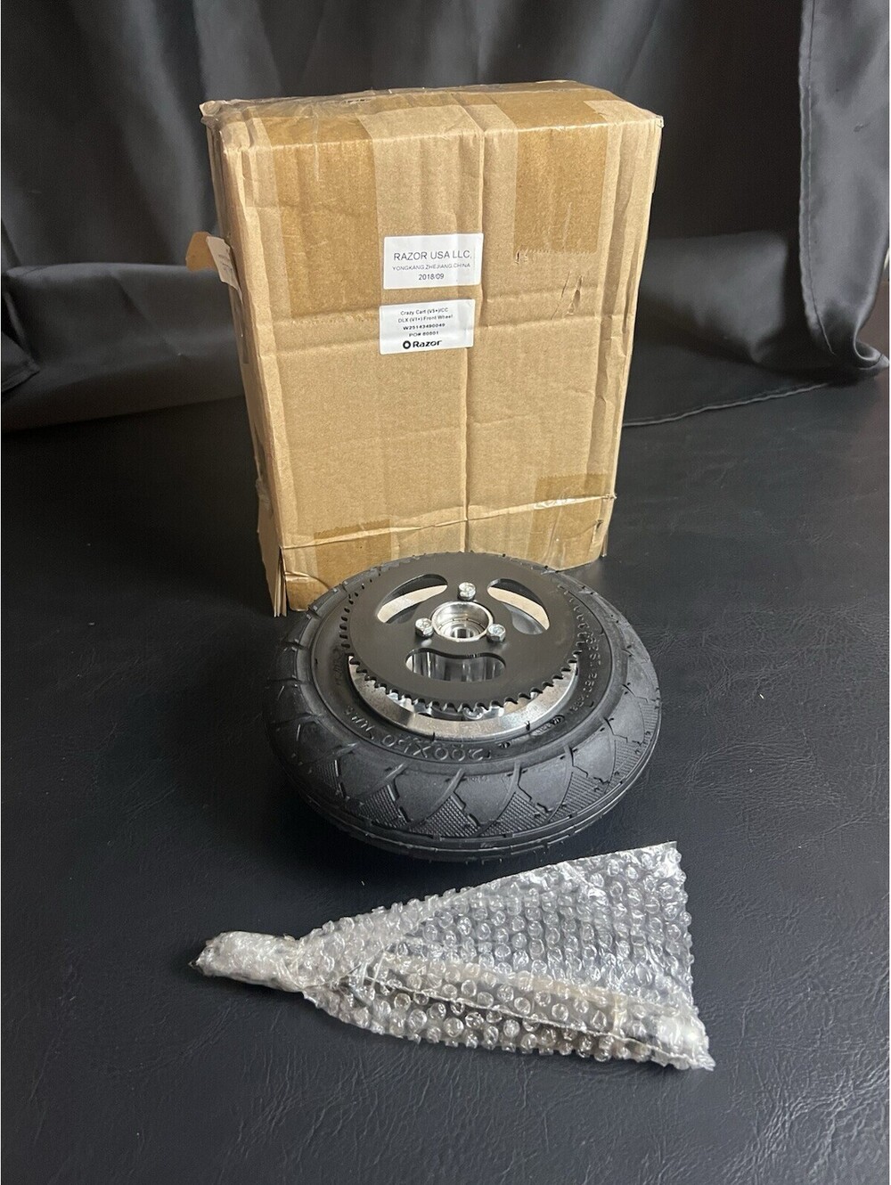 Razor Front Wheel Assembly Replacement For Crazy Cart (V5+) /CC 200x50 DLX (V1+)